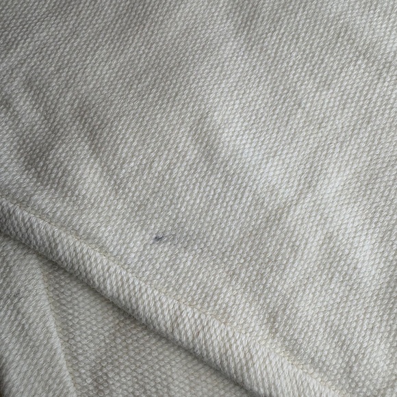 Vintage 90s Men's Lands' End Cotton Ivory Sweatshirt Pullover Made In USA Sz XL - Picture 10 of 12